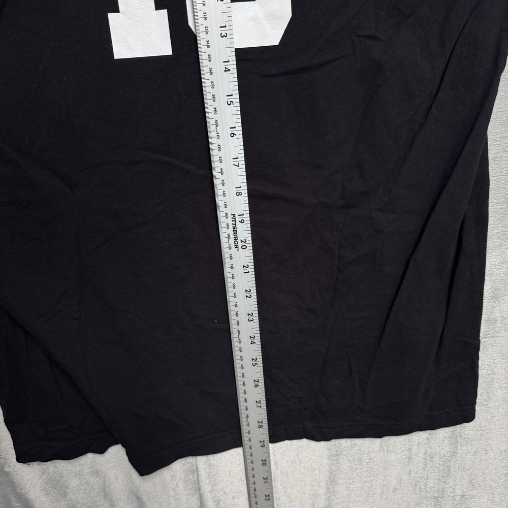 Next Level Apparel Shirt Mens XL Black Hebrew Graphic Littman 18 Tee Jersey Back - Picture 7 of 8